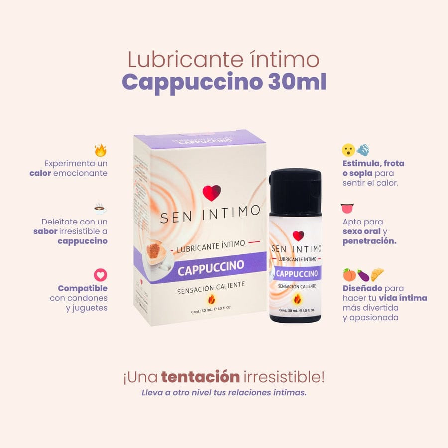 Lubricante Caliente Cappuccino x30ml Sen Íntimo