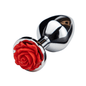 plug anal plateado rosa, acostumbradora anal