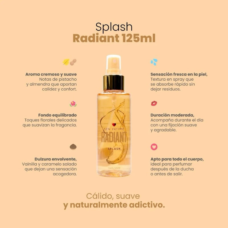 Splash con Feromonas Radiant X 125ml