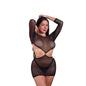 Vestido Velo Negro