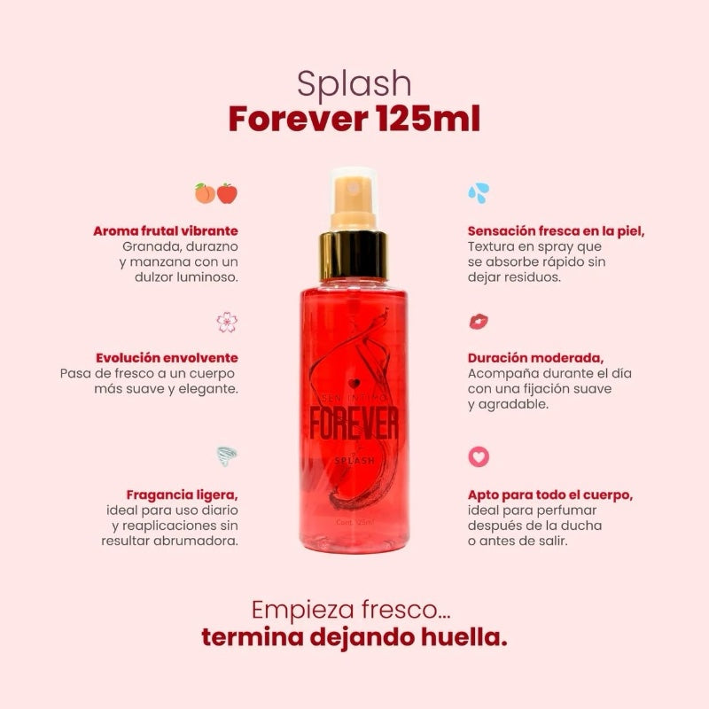 Splash con Feromonas Forever X 125ml Sen Intimo