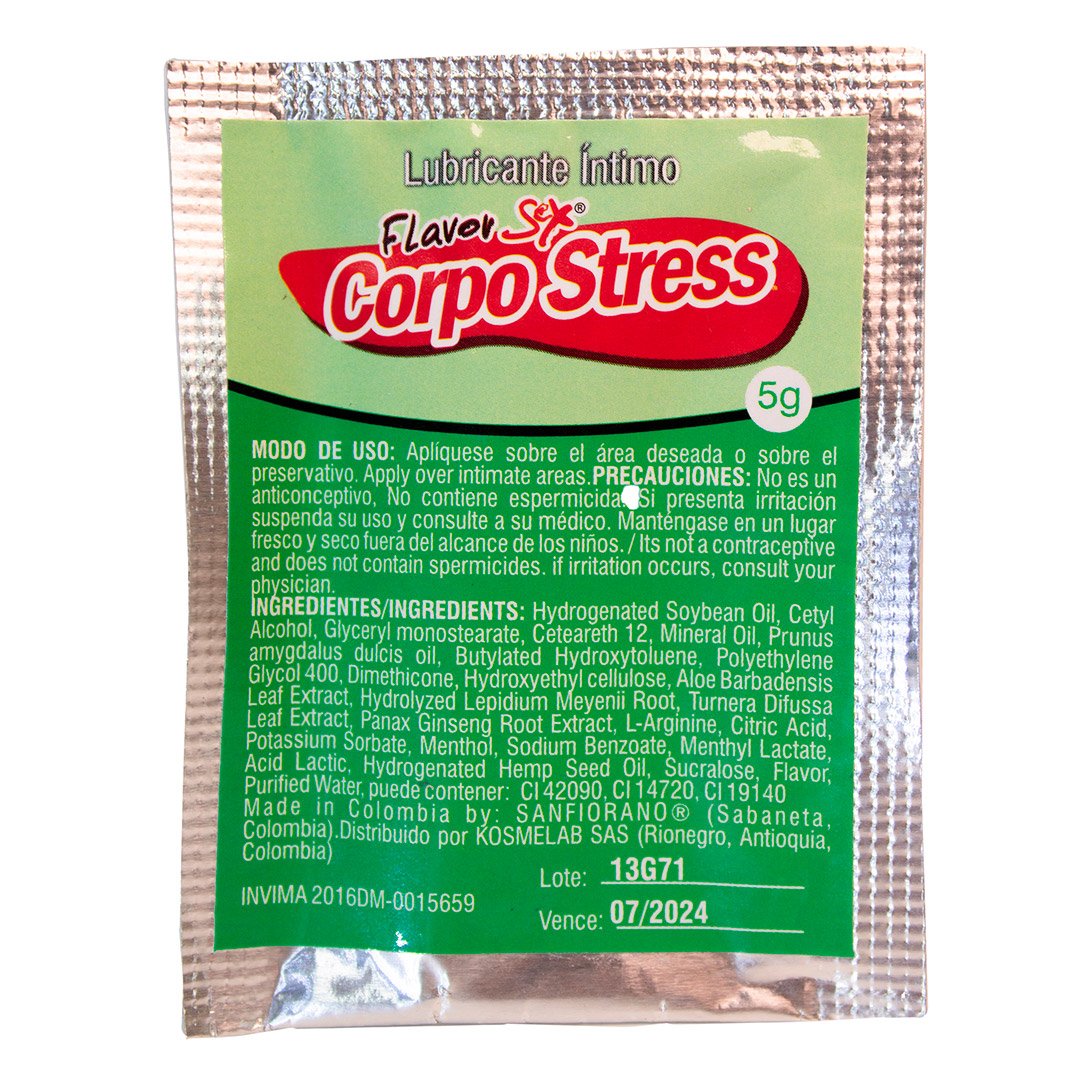 Corpo Stress Narrowing Flavor Sex