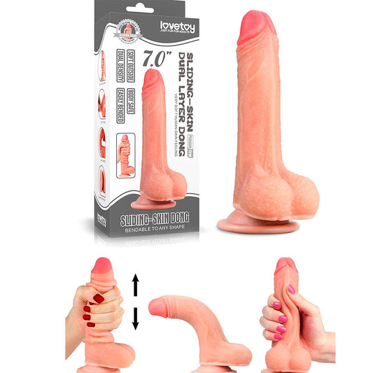 LoveToy Realistic Dildo 8.0"