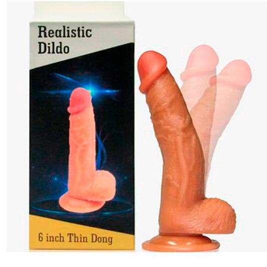 Realistic Dildo 6"inch Thin Dong