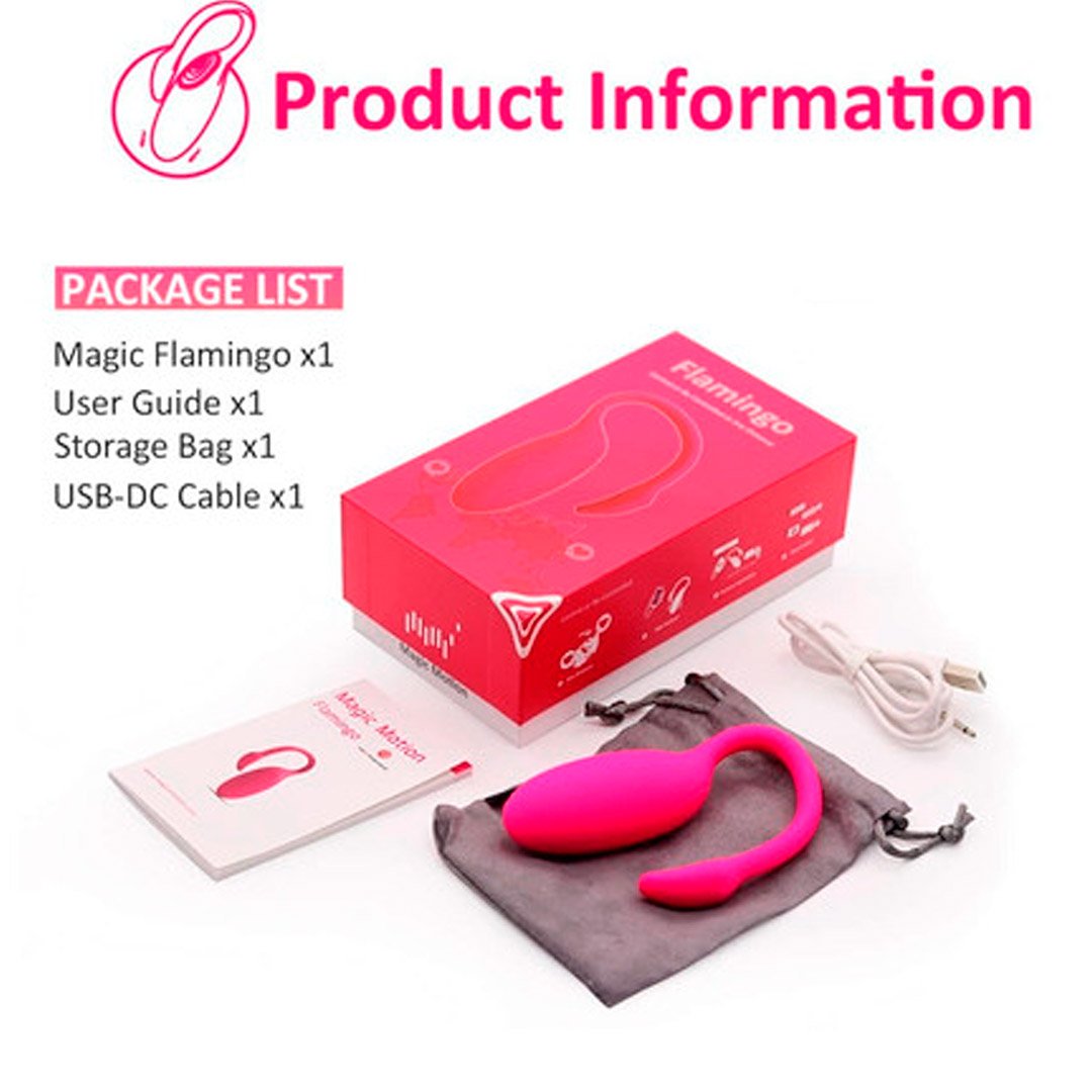 Flamingo Bluetooth Vibrating Egg