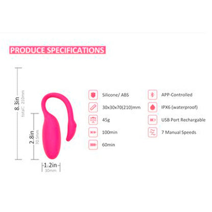 Flamingo Bluetooth Vibrating Egg