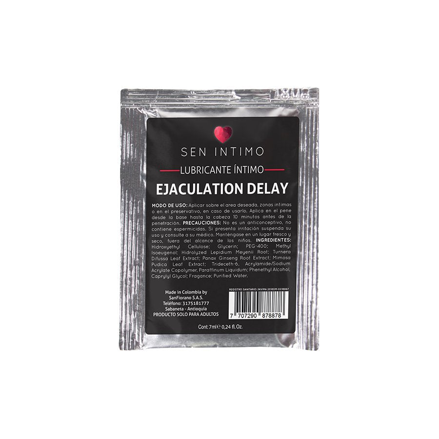 Retardant Sachet X 7ml Sen Intimo