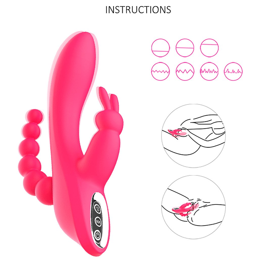 Triple Stimulation Vibrator