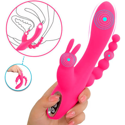 Triple Stimulation Vibrator