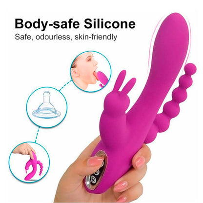 Triple Stimulation Vibrator