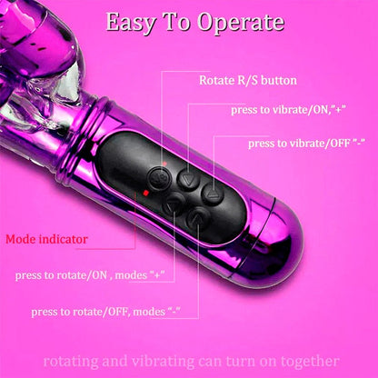 Vibrador Triple Estimulacion Con Bolas