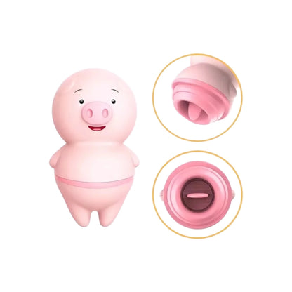 Vibrador Cerdito Lengua