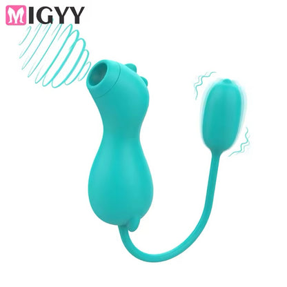 Vibrador y Succionador Dino