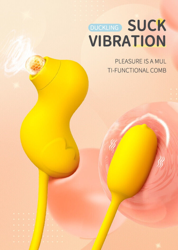Vibrador y Succionador Patico