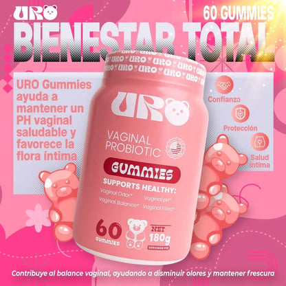 Uro Vaginal Probiotic Gummies X60