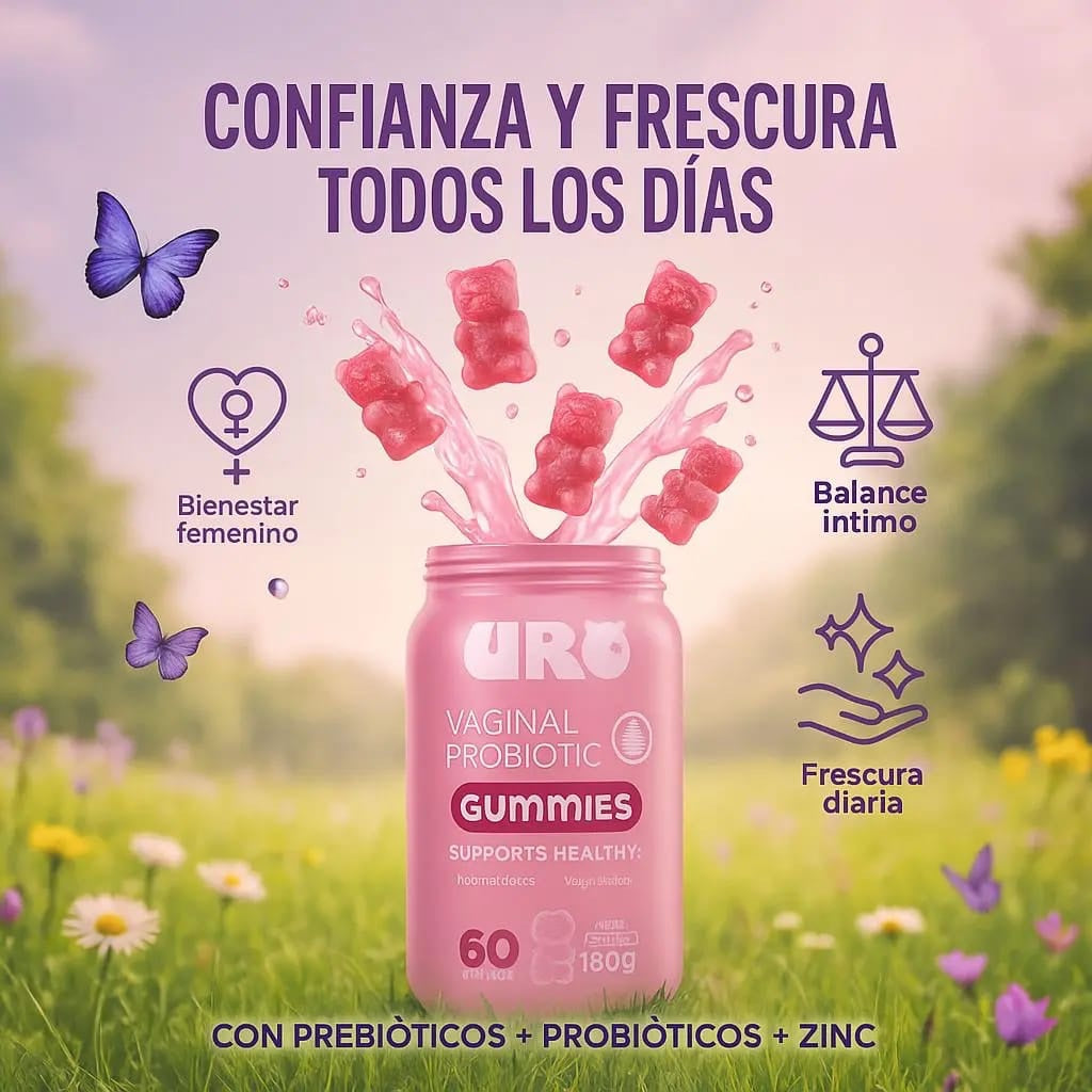 Uro Vaginal Probiotic Gummies X60
