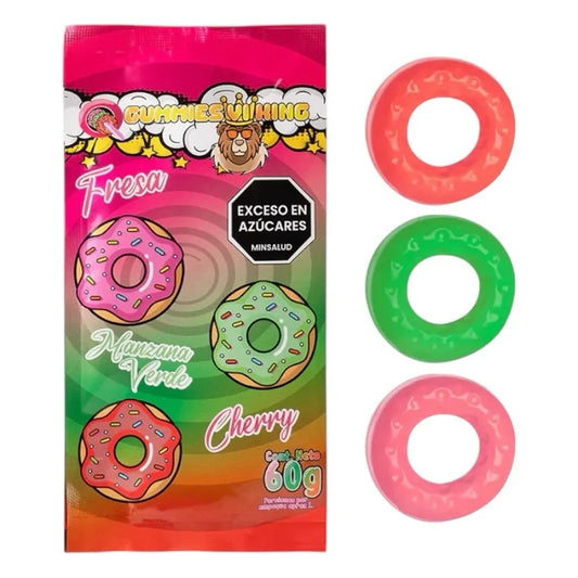 Anillos Gummies Donas Vi King