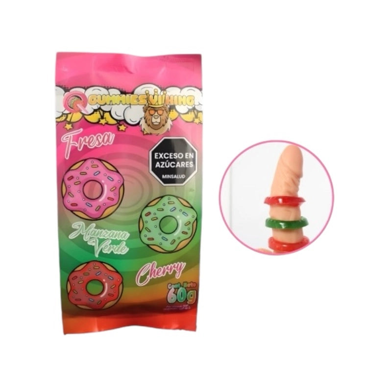 Anillos Gummies Donas Vi King