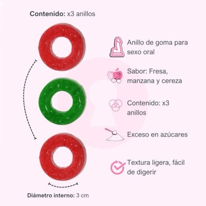 Anillos Gummies Donas Vi King