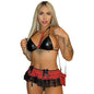 Disfraz Colegiala Negro Rojo 2