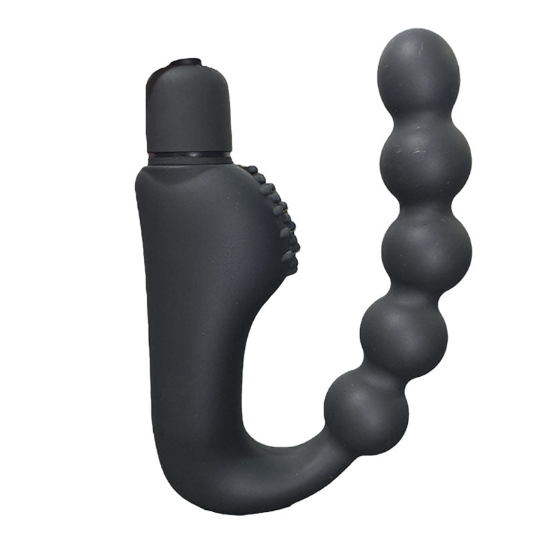 Anal vibrating bullet with double stimulation