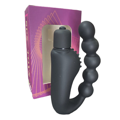 Anal vibrating bullet with double stimulation