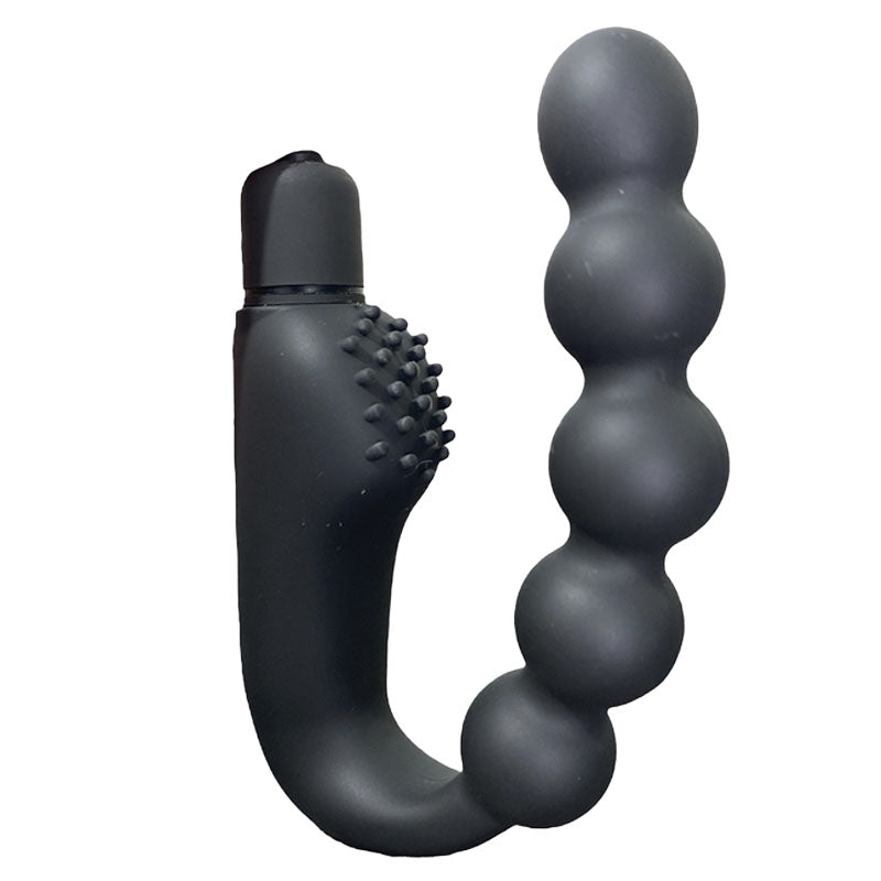 Anal vibrating bullet with double stimulation