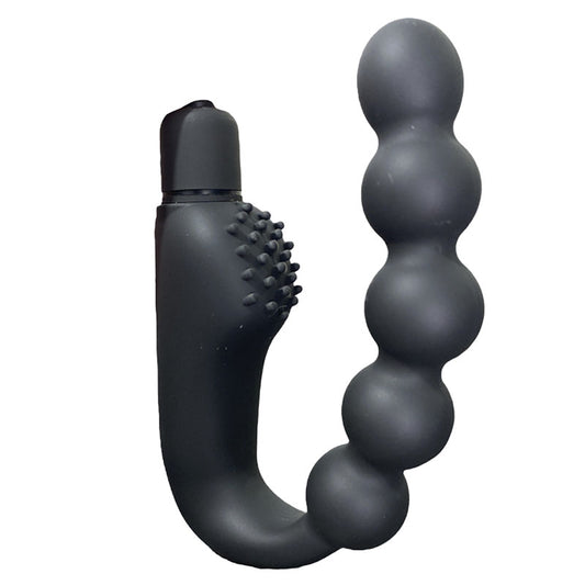 Anal vibrating bullet with double stimulation