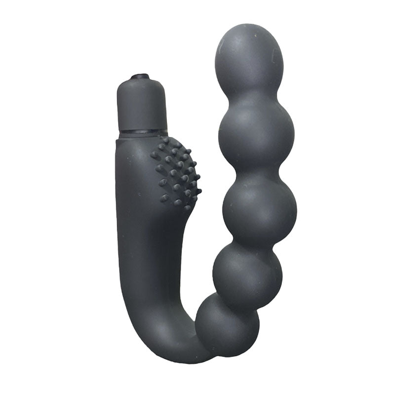 Anal vibrating bullet with double stimulation