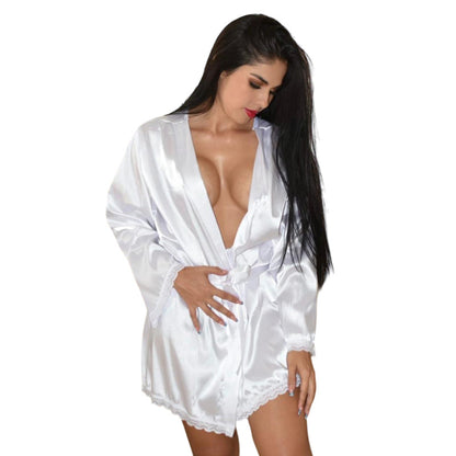 White Elastic Satin Lifter