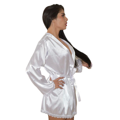 White Elastic Satin Lifter