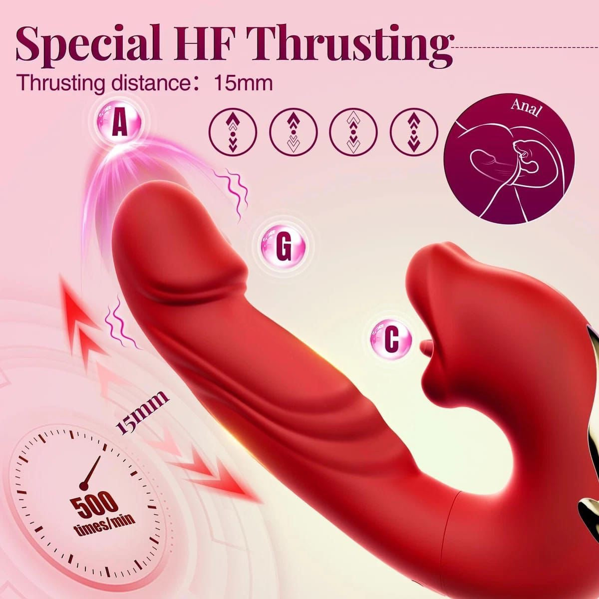 Vibrador Intense Wave Telescopic