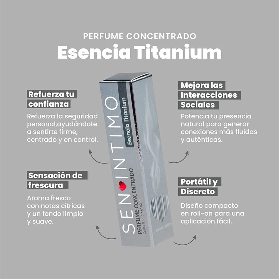 Perfume Infused Titanium X10ml Sen Íntimo