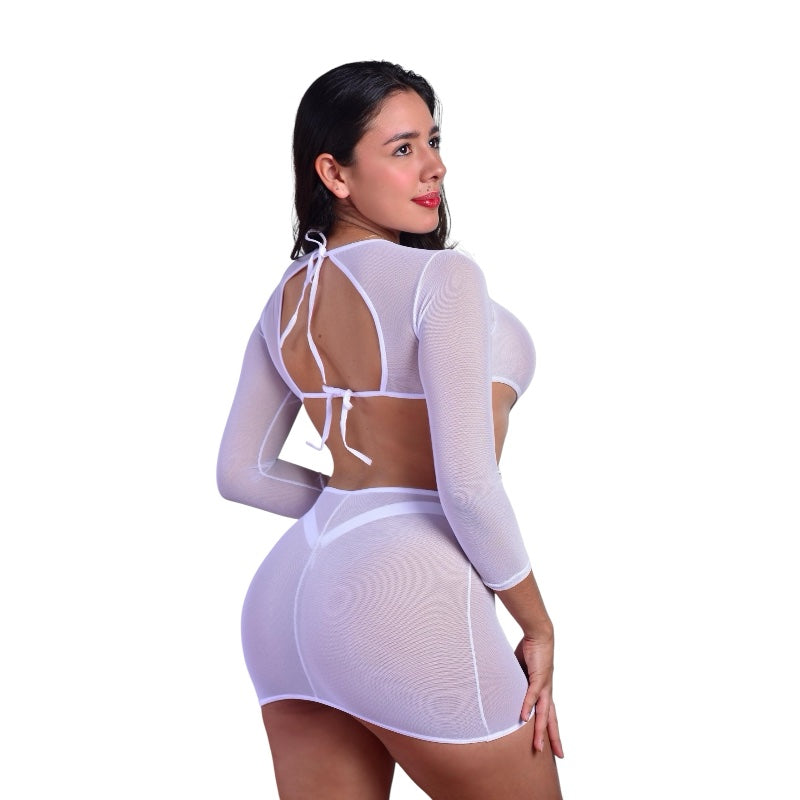 Vestido Velo Blanco