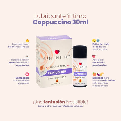 Lubricante Caliente Cappuccino x30ml Sen Íntimo