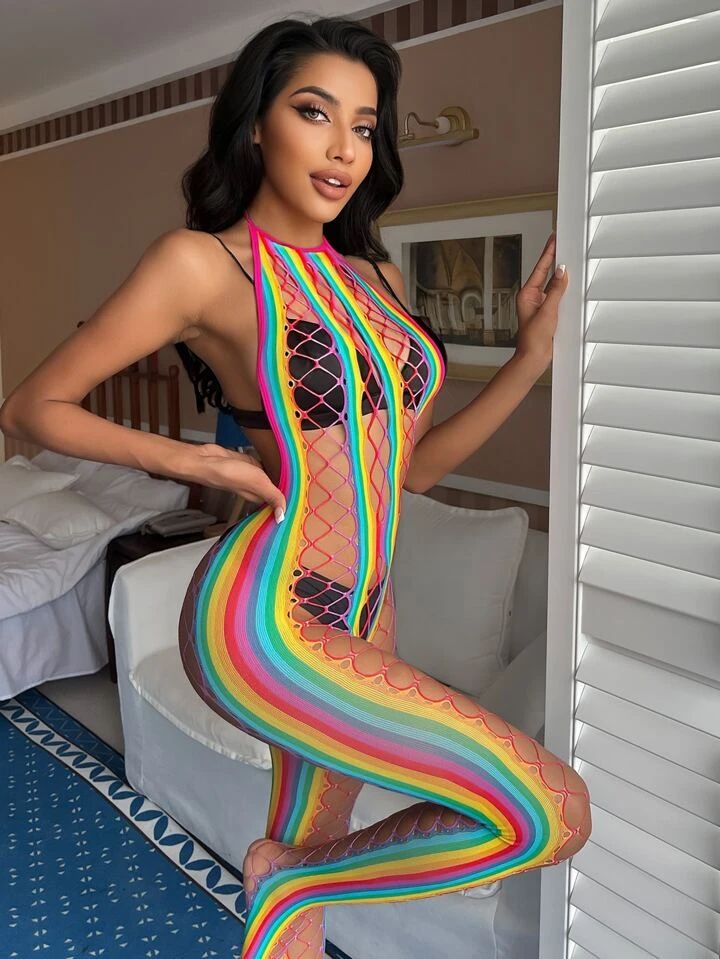 Malla Cuerpo Completo Arcoiris