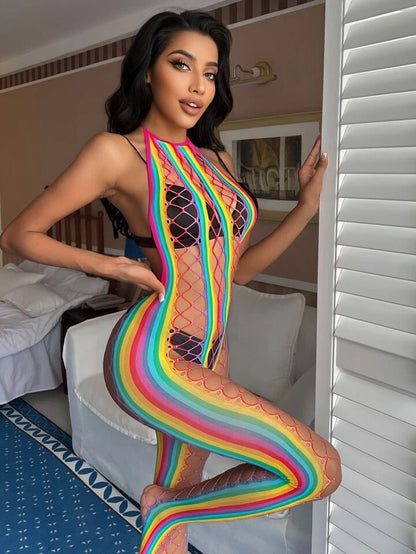 Malla Cuerpo Completo Arcoiris