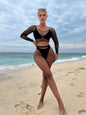Black Long Sleeve Full Mesh