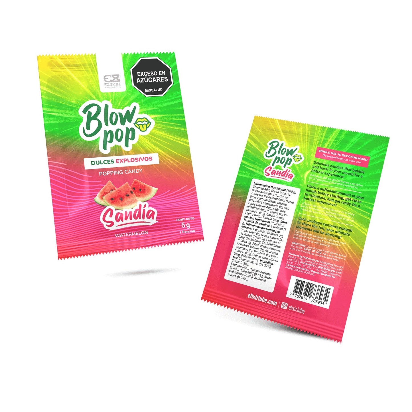 Quipitos Blow Pop 5g (Explosive Sweets)