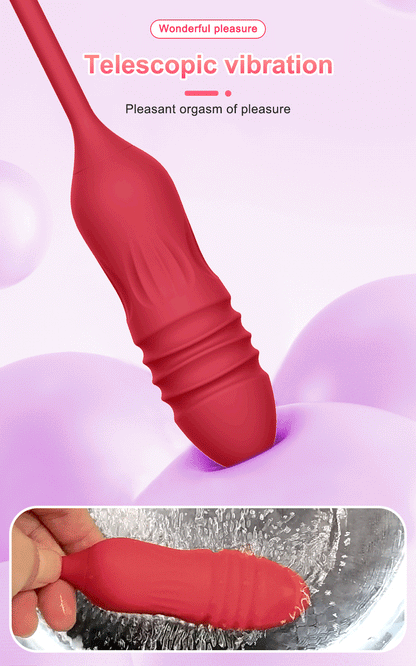 Rose or flower Tongue vibrator for women 