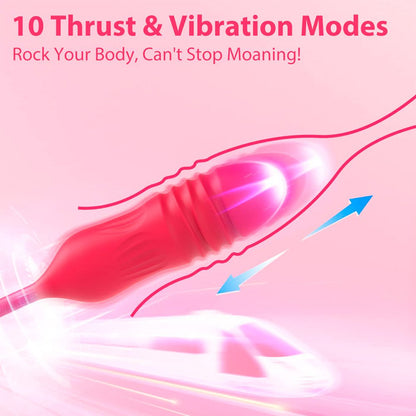 Rose or flower Tongue vibrator for women 